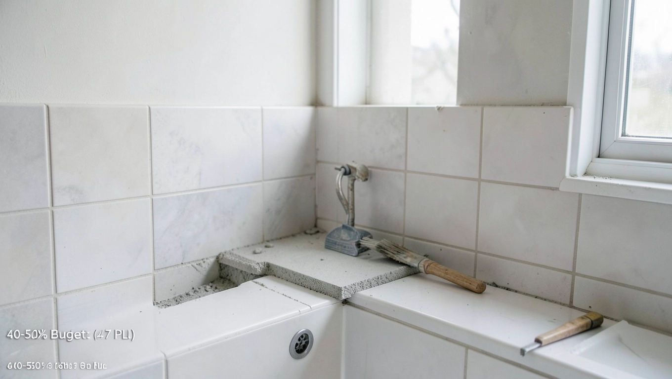 Koszt robocizny wykończenia łazienki 4m² w 2026