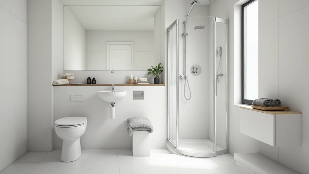 jak urządzić małą toaletę