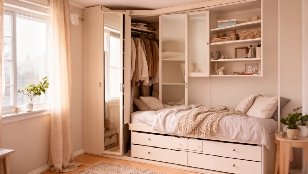 Jak urządzić mały pokój z szafą
