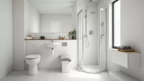 jak urządzić małą toaletę