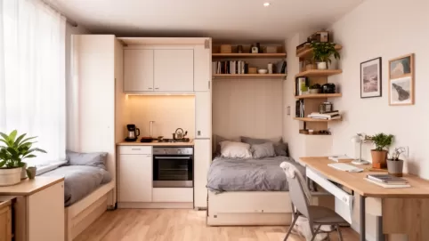 Mieszkanie 18m2 jak urządzić