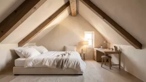 wykończenie skosów na poddaszu