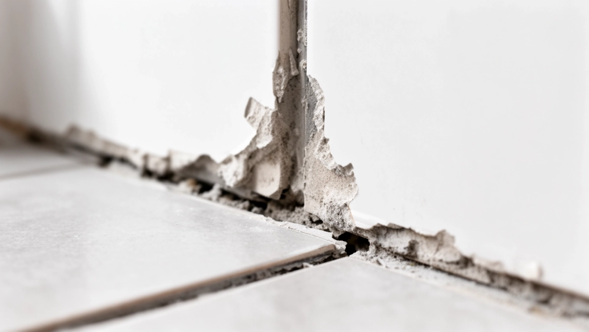 Wykończenie płytek przy ścianie