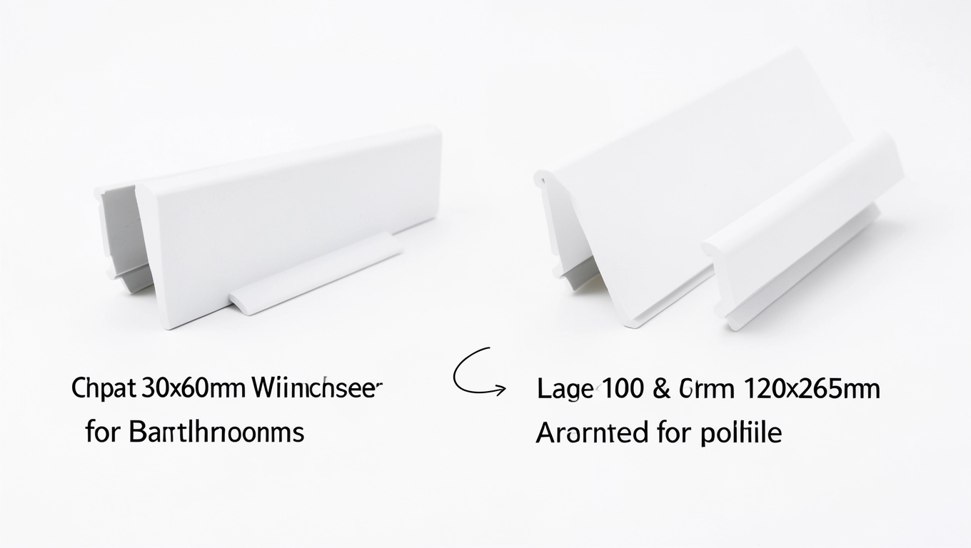 Wymiary listew do paneli ściennych PCV